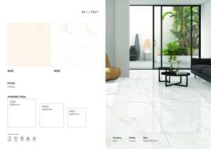 Carreaux de sol et de mur en porcelaine brillante 1200x1200, grande dalle pour revêtement de sol de luxe - Product Image 3