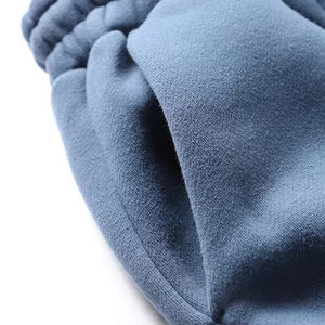 กางเกงวอร์มผู้ชายเอวยางยืดพร้อมกระเป๋าผ้าฟลีซผ้าฝ้ายแบบพรีเมี่ยม - Product Image 3