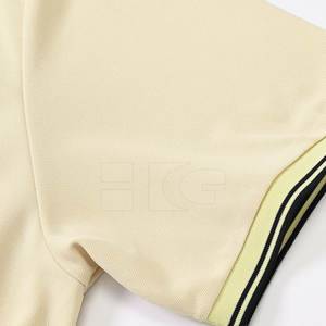 T-shirts de polo de sport de couleur unie doux et confortables pour hommes, logo personnalisé, chemise polo de haute qualité - Product Image 5