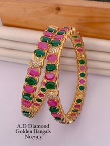 new latest Wedding <b>Bangles</b> Imitation Fashion Jewelry - Product Image 2