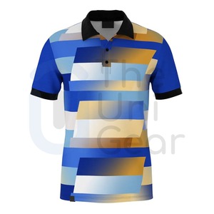 Golf personnalisé pour hommes pour polo-Nouveau design solide motif Streetwear vêtements impression en gros pour Polo T-Shirt - Product Image 2