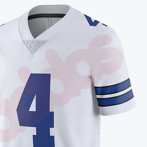 Maillot d'uniforme de football américain de meilleure qualité avec design personnalisé, ensembles grande taille avec logo et numéro personnalisés - Product Image 2