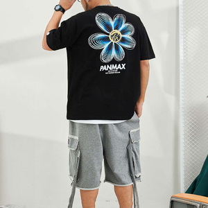 Camiseta lisa de peso pesado de alta calidad con estampado bordado personalizado en blanco 100 algodón camiseta para hombre - Product Image 3