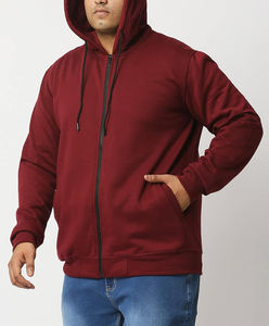 เสื้อฮู้ดผ้าฟลีซสำหรับผู้ชายพิมพ์ลายได้ตามต้องการผ้าคอตตอนผสมสำหรับฤดูหนาว - Product Image 6