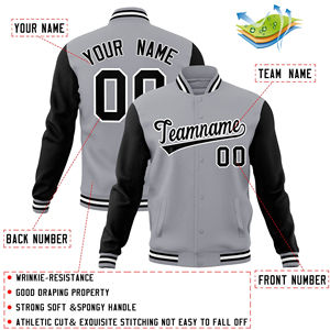 Veste de baseball varsity en cuir personnalisée sportive pour homme, veste bomber basique, veste de baseball letterman - Product Image 2