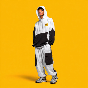 Conjunto Deportivo Holgado de 500 GSM con Estampado para Hombre, Sudadera con Capucha Holgada, Pantalones Deportivos Anchos, Conjunto Deportivo Holgado de Invierno para Hombre - Product Image 6