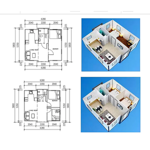 บ้านสำนักงานหรูหราใหม่เป็นมิตรต่อสิ่งแวดล้อมของแท้สมบูรณ์แบบทันสมัย - Product Image 4