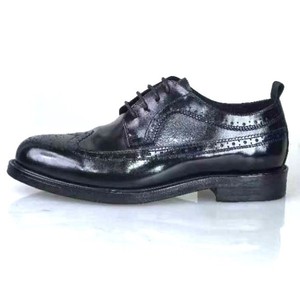 Chaussures en cuir respirantes avec talon rembourré et semelle souple, chaussures de mode pour hommes, chaussures décontractées - Product Image 3