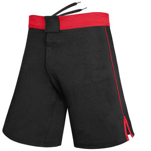 Pantalones cortos de boxeo personalizados de proveedor OEM para hombre, diseño transpirable para sesiones de entrenamiento de lucha con marca de marca privada - Product Image 1