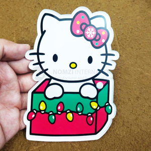 Herramienta de belleza de azulejo de pestañas acrílicas sostenibles con impresión de logotipo personalizado, nueva forma, soporte para extensiones de pestañas navideñas, caja de Material de vidrio - Product Image 2