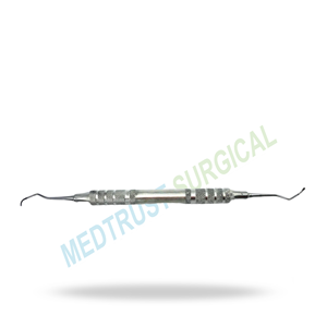 Curette postérieure Gracey 13 14 Curette dentaire parodontale pour le détartrage sous-gingival et le planage des racines des dents postérieures - Product Image 3