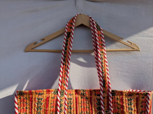 Autumn Women's Elegant Tote Design Handmade Indian Cotton Block Printed <b>Quilted</b> Shoulder Bag Custom Logo Leather <b>Summer</b> Winter - Product Image 2