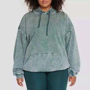 Hoodie <b>Long</b> Sleeve Causal Wear <b>Women</b> Hoodie Casual Streetwear Drop Shoulder Acid Wash Hoodies <b>Women's</b> Hoodies <b>Women</b> <b>Sweatshirt</b> - Product Image 1