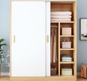 Meubles de chambre à coucher coulissants de style industriel moderne à 2-3 portes pour la maison et la villa pour le rangement des vêtements - Product Image 3