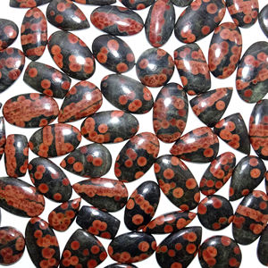 Lote de piedras preciosas de cuarzo natural al por mayor, piedra de cabujón, maní, obsidiana, piedras preciosas sueltas con cabina de forma mixta - Product Image 6