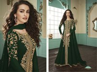 Robe Anarkali traditionnelle à longueur normale, imprimée à la main, multicolore, avec broderie lourde, en soie, pour mariée, été, avec dupatta