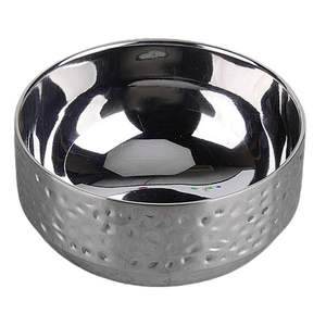 Bol de service en acier inoxydable de style traditionnel, parfait pour les événements culturels et les rassemblements familiaux à thème classique - Product Image 2