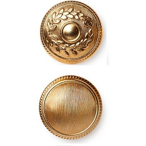 Botones de Latón Chapados en Oro con Diseño Personalizado SUPER FORCE para Uniformes Ceremoniales Navales, Decoración con Lentejuelas, Sin Plomo - Product Image 5