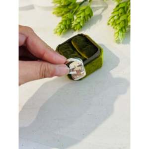 Bague style Southwest avec cheval sauvage et argent sterling, sertie de pierre naturelle et monture en or rose, taille 7.75, idéale pour un cadeau - Product Image 5