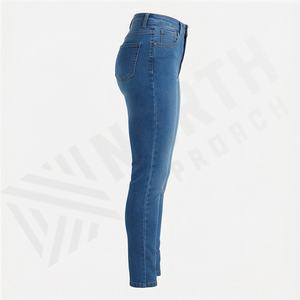 Wholesale <b>Women</b> Slim Fit <b>Jeans</b> Casual Fashionable Denim Pants <b>For</b> Ladies 2025 Premium Quality Stylish Streetwear Trendy Attire - Product Image 3