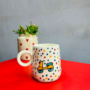 Taza de cerámica para bicicleta, taza de café para oficina, estudiante, pareja, regalo, desayuno en casa, taza de diseño de café con leche, 350ml - Product Image 1