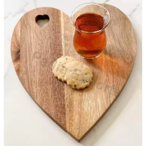 Hart Shape Tabla de cortar flexible para uso en la cocina Apto para lavavajillas con tabla de queso de Bambú - Product Image 1