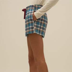 Pantalones cortos de franela personalizados OEM para mujer, cintura elástica ligera, perfectos para las noches de verano - Product Image 6