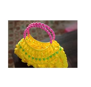 กระเป๋า macrame มาตรฐานพร้อมดีไซน์เนอร์ด้วยมือดีไซน์พิเศษสำหรับสุภาพสตรีกระเป๋าเงินสะพายไหล่ดีไซน์สวย - Product Image 2