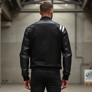 Chaqueta universitaria de verano para niños pequeños con bordado de chenilla, fábrica OEM en Pakistán, Mangas de cuero auténtico, más vendidos, todos los tamaños - Product Image 2