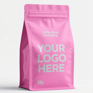 Многоразовый пакет-стойка для кофе с плоским дном, на молнии, без клапана, с защитой от запаха и влаги, для индивидуальной упаковки пищевых продуктов - Product Image 6