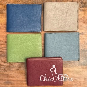 Cartera corta colorida personalizada para hombre, nuevo monedero de cuero reciclado genuino antirrobo, tarjetero, el mejor regalo para hombres, bolsillo para dinero - Product Image 1