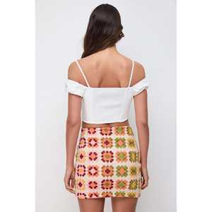 Crop top à double bretelles - Product Image 5