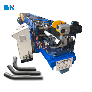 Máy làm máng xối và ống dẫn nước bằng thép carbon tròn với động cơ điều khiển PLC và mô tơ để tạo hình ống - Product Image 1