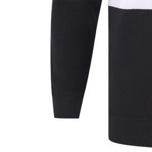 Sweat-shirts à capuche pour hommes sans col, patchwork, polaire épaisse 240g, jersey respirant, écologique, manches longues, polyester/coton - Product Image 4