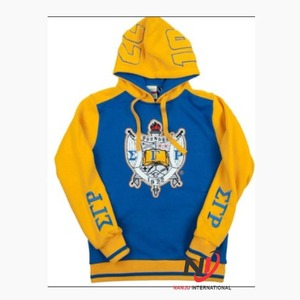 เสื้อฮู้ดสวมหัว Sigma Gamma Rho ผ้าคอตตอนปักลายสีรอยัลผสมชุดสตรีทแวร์ให้ความอบอุ่น - Product Image 6