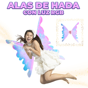 Alas de Hada Luminosas con Música para Fiestas - Product Image 2
