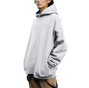 Sudaderas con capucha de alta calidad para hombre con logotipo personalizado, venta al por mayor, sudaderas de color liso, jersey de Venta caliente, ropa de calle informal para hombre - Product Image 1