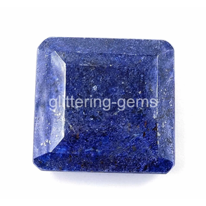 Zafiro Azul Africano Natural de Calidad AAA+ de 531 Ct, Corte Esmeralda, Certificado IGL, Gema Suelta SC, Gem218 - Product Image 2