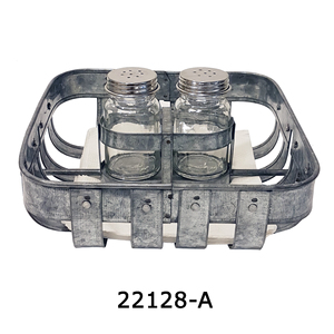Custom Made Galvanized Metal Napkin Holder & <b>Salt</b> <b>Shaker</b> Iron Model Tableware by Manufacturer & Supplier - Product Image 6
