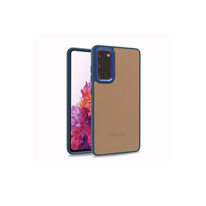 Coque en silicone premium JoieCreatif Série Flora pour Samsung Galaxy S20 FE, motif floral bleu, protection pour modèle Plus - Product Image 1