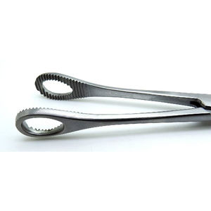 Fórceps de sujeción de esponja de acero inoxidable profesional de alta calidad Fuente de alimentación manual para cirugía - Product Image 5