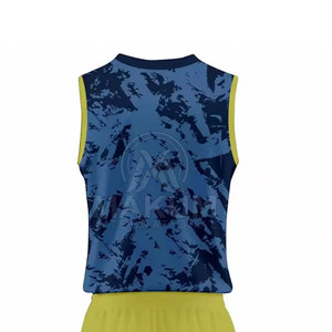 ชุดวอลเลย์บอลคุณภาพสูงสำหรับผู้ชาย เสื้อเจอร์ซีย์น้ำหนักเบาและกางเกงขาสั้นสำหรับการแข่งขัน - Product Image 6