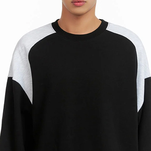 Sudadera Holgada de Gran Tamaño para Hombre, Estilo Colorblock, Informal, para Invierno 2026, Estilo Urbano, Corte Holgado - Product Image 2