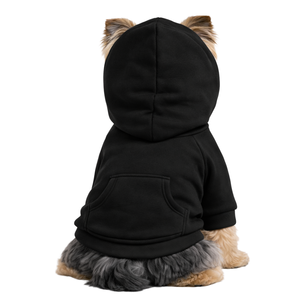 Sweat-shirt à capuche noir en polaire douce pour chien, pull confortable et chaud pour l'hiver, pour chiens de petite et moyenne taille, pour l'extérieur - Product Image 2