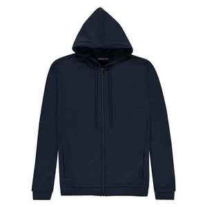 Custom Cotton Cashmere Blend <b>Navy</b> Blue <b>Hoodie</b> <b>Men</b> Casual Streetwear Pullover <b>hoodie</b> - Product Image 1
