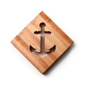 Dessous de plat de cuisine de vente chaude de haute qualité fabriqué en usine en bois découpé Table à manger Dessous de plat de qualité supérieure pour les plats chauds - Product Image 3