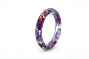 Anneaux en résine acrylique, forme ronde, faits à la main, anneaux d'amour, bijoux de fête pour femmes, vente en gros au meilleur prix - Product Image 3