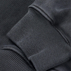 Diseñe su propia sudadera extragrande de cuello redondo personalizada de alta calidad 100% algodón liso mezclado al por mayor - Product Image 3