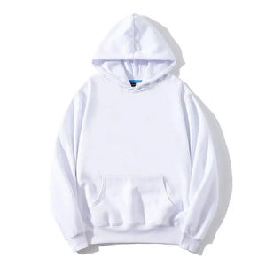 Haute qualité 300 GSM 80/20 coton Poly français éponge pull à capuche en gros bouffée impression sweats à capuche vierges hommes - Product Image 4