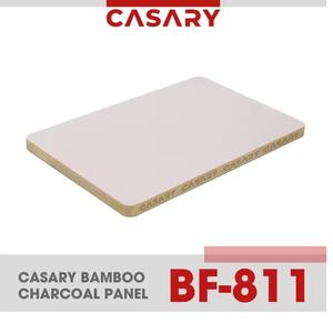 Panel de revestimiento de techo de pared de plástico PVC minimalista moderno a prueba de humedad Casary bambú carbón dormitorio hogar armarios muebles - Product Image 4